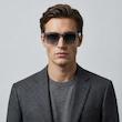 عینک آفتابی ویفرر (Wayfarer) پلیس مدل SPL 2537 TR GRAY BRIGHT