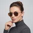 عینک آفتابی خلبانی غیر پلاریزه امریکن اوپتیکال مدل 5620138 STYLE GOLBR