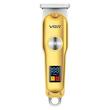 ماشین اصلاح موی سر و صورت وی جی ار مدل V-290 با تیغه استیل ضد زنگ، نمایشگر دیجیتال، قابلیت دو سرعته، منبع تغذیه برق و شارژ، سه شانه اصلاح 1 تا 3 میلی‌متر، مدت زمان استفاده 120 دقیقه و شارژ 90 دقیقه