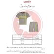 ست کراپ تی شرت و شلوارک زنانه افراتین مدل 6598