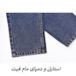 شلوار جین مام فیت مردانه مدل Nerox کد M5800