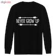 سویشرت مردانه طرح NEVER GROW UP کد R17