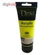 رنگ اکریلیک وستا مدل flourescent yellow 110 حجم 75 میلی لیتر