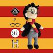 عروسک بافتنی خندالو مدل هری پاتر (Harry Potter)