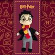 عروسک بافتنی خندالو مدل هری پاتر (Harry Potter)