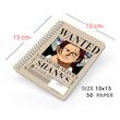 دفترچه یادداشت مستر راد مدل cheeck box طرح انیمه تحت تعقیب کد 2216 Trafalgar Law