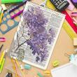 دفتر شطرنجی 100 برگ کارنیکا طرح روزنامه وینتج Vintage Newspaper کد 56893