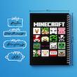 دفتر شطرنجی 50 برگ خندالو مدل ماینکرافت (Minecraft) کد F593