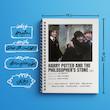 دفتر زبان دوخط 50 برگ خندالو طرح هری پاتر (Harry Potter) کد F13290