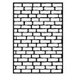 شابلون مدل دیوار آجری کد SP9261