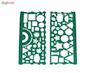 ست شابلون مدل Flexible بسته ۲ عددی