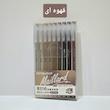 روان نویس 0.6 میلی متری لنگو مدل GB/T 37853 بسته 9 عددی