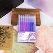 روان نویس 0.6 میلی متری لنگو مدل Purple Style بسته 9 عددی
