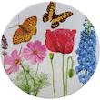 بشقاب دیوارکوب سفالی مدل باغ گل مجموعه 4 عددی