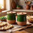 ظرف دیزی سفالی مدل یک نفره بسته 2 عددی