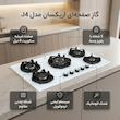 اجاق گاز صفحه ای پنج شعله اریکسان مدل J4