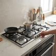 اجاق گاز صفحه‌ای پنج شعله استیل البرز مدل S5957