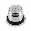کپسول قهوه قابل شارژ مدل Nespresso Rechargeable مناسب برای دستگاه های نسپرسو به همراه 100 عدد برچسب 