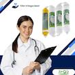 فیلتر تصفیه آب یخچال و فریزر بلوط مدل گیاهی BL 401 مجموعه 4 عددی