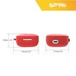 کاور اسپریگ مدل Silicon-SPG مناسب برای کیس هدفون بی سیم کیو سی وای Melobuds ANC