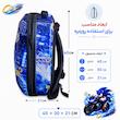کوله پشتی مدرسه مارینوکس مارول مدل Sonic