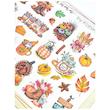  برچسب کاترینکا طرح برش خورده بولت ژورنال و اسکرپ بوک مدل Autumn بسته 55 عددی