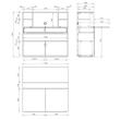 میز تحریر هیراد مدل T115-MDF