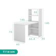 میز تحریر اسمردیس مدل T116