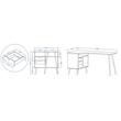 میز تحریر هیراد مدل T132-MDF