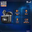 هدفون بلوتوثی لوکسار مدل V8 دارای نویز کنسلینگ فعال (ANC) و نویز کنسلینگ میکروفون (ENC)، درگاه شارژ UBC Type-C، دارای نمایشگر روی محفظه شارژ
