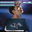 هدفون بلوتوثی لوکسار مدل V8 دارای نویز کنسلینگ فعال (ANC) و نویز کنسلینگ میکروفون (ENC)، درگاه شارژ UBC Type-C، دارای نمایشگر روی محفظه شارژ