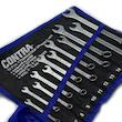 کیف آچار یکسر تخت و یکسر رینگی کنترا مدل کیف دار کد CHROME-PLATED-12PCS سایز 6 الی 22 میلی متر مجموعه 12 عددی