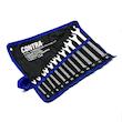 کیف آچار یکسر تخت و یکسر رینگی کنترا مدل کیف دار کد CHROME-PLATED-12PCS سایز 6 الی 22 میلی متر مجموعه 12 عددی