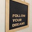 دیوارکوب مدل follow your dreams