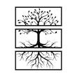 دیوارکوب طرح درخت کد 062 مجموعه 3 عددی