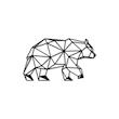 دیوارکوب طرح خرس مدل po-s06