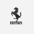 دیوارکوب طرح لوگو فراری کد 113