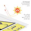 برچسب ایمنی مستر راد طرح خطر جرثقیل سقفی مدل HSE-OSHA-334