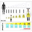 برچسب ایمنی مستر راد طرح هشدار خطر مایع داغ مدل HSE-OSHA-276