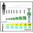 برچسب ایمنی مستر راد طرح تجهیزات شستشوی دست مدل HSE-OSHA-114