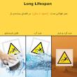 برچسب ایمنی مستر راد طرح هشدار خطر سقوط مدل HSE-OSHA-393