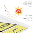 برچسب ایمنی مستر راد طرح خطر گیر کردن لباس مدل HSE-OSHA-022