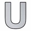 تابلو راهنما مدل حروف U