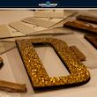 تابلو راهنما آژنگ طرح حروف دکوراتیو H لاتین کد -692