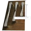 دستگیره کابینت مدل KL96 بسته 5 عددی