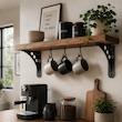 پایه نگهدارنده طبقه دیواری مدل Heavy Duty بسته 2 عددی