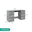 میز کامپیوتر اسمردیس مدل G130 - MDF
