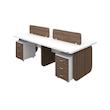 میز کارگروهی هیراد مدل W109-MDF سایز 125 × 240