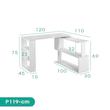 میز کارشناسی اسمردیس مدل P119 - MDF