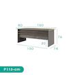 میز کارشناسی اسمردیس مدل P113 - MDF